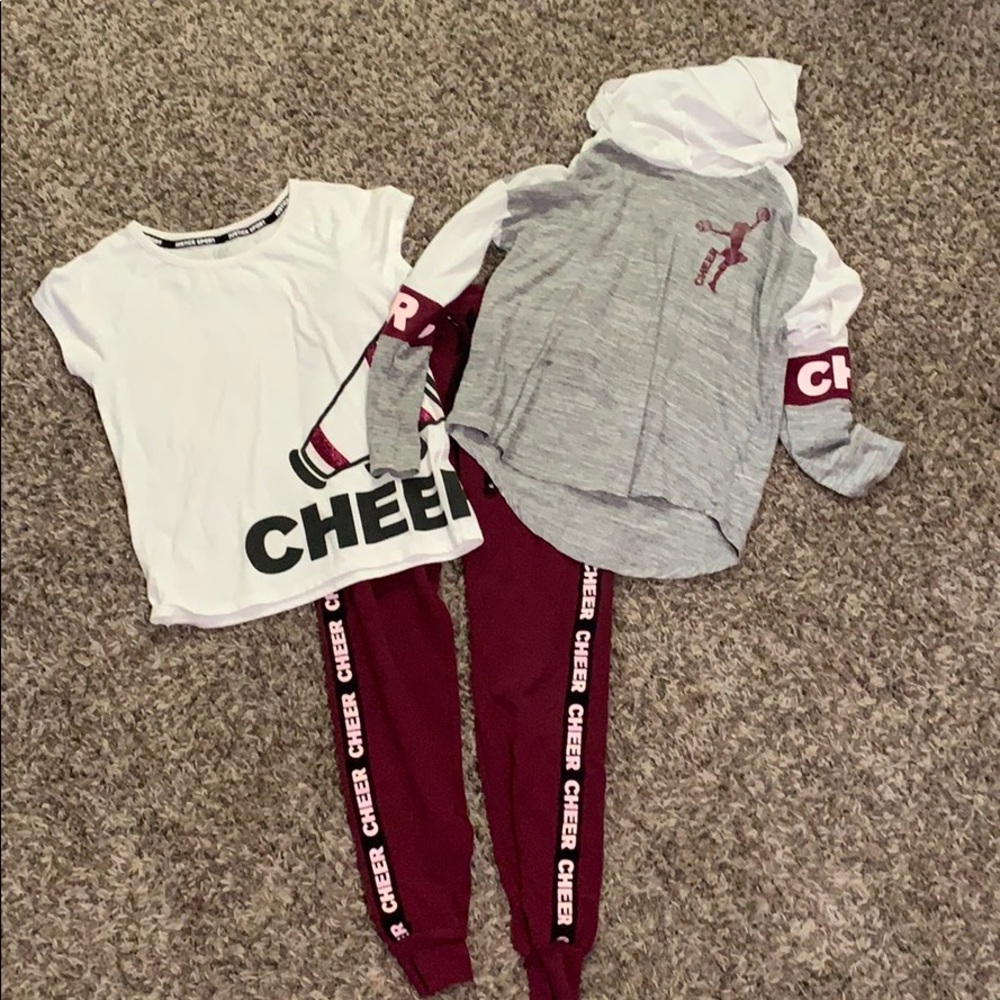 Justice Active 3 piece Cheer set size 10